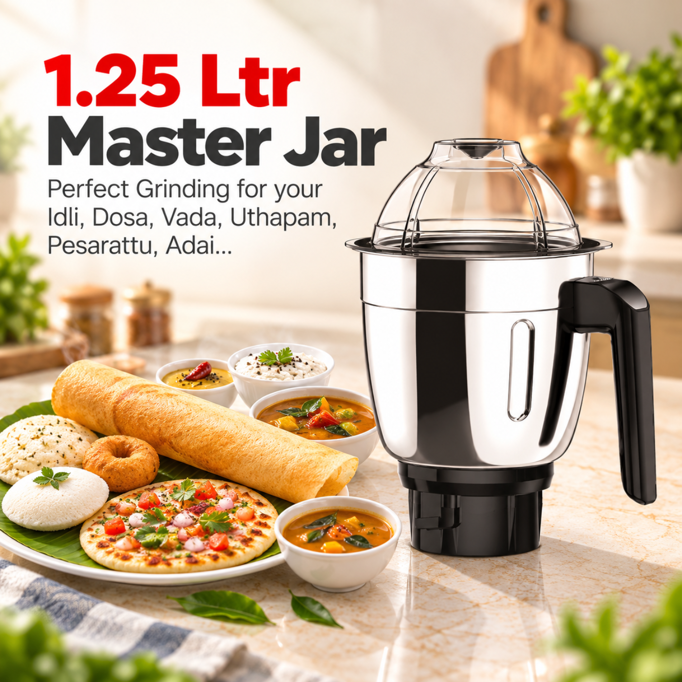 Vidiem Veer 650W Mixer Grinder with 4 Jars | Super Juicer & Blender - Image 2