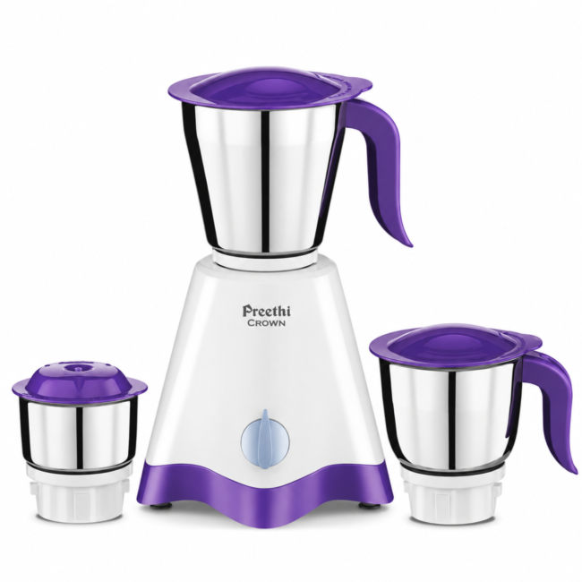 Preethi Crown 500W Mixer Grinder with 3 Jars | MG 205
