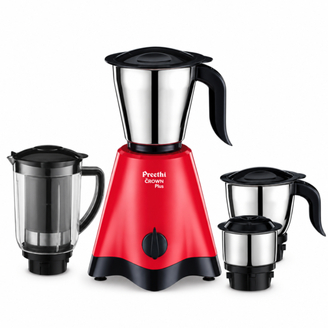 Preethi Crown Plus 600W Mixer Grinder with 4 Jars | MG 258