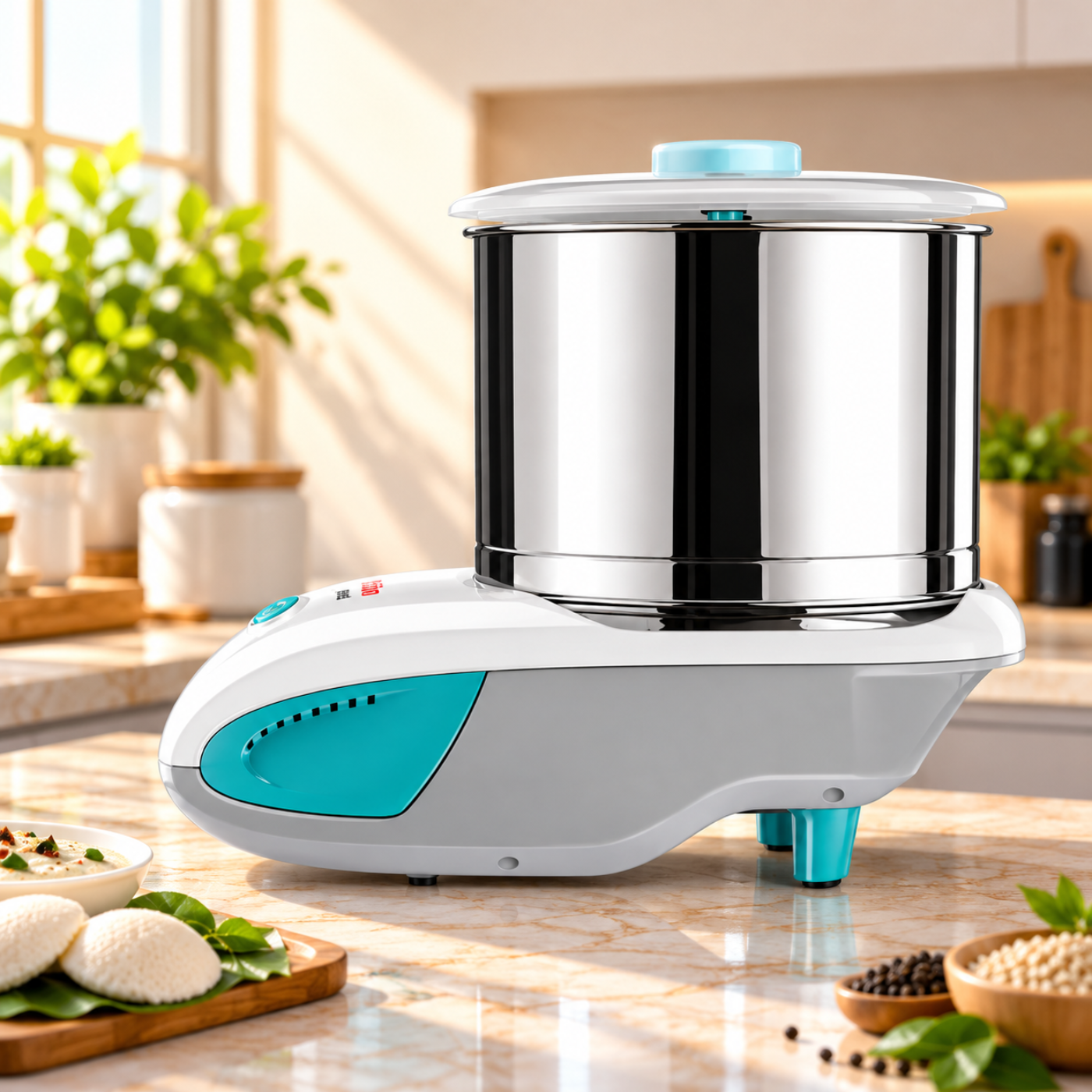 Vidiem JEWEL ST 2L Table Top Wet Grinder | 90W Direct Drive Motor - Image 9