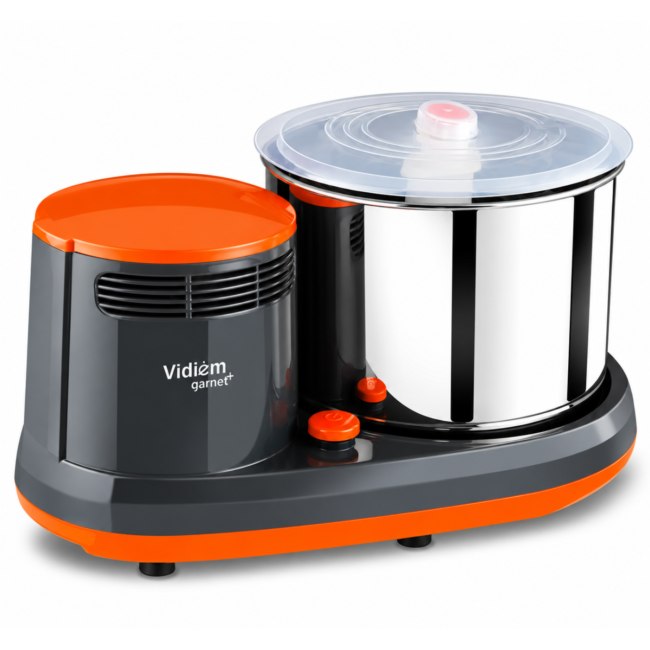 Vidiem GARNET PLUS 2L Table Top Wet Grinder | 150W High Torque Motor